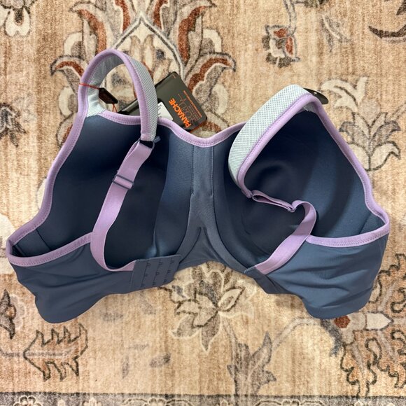 Panache High Impact Sports Bra Blue/Gray 34FF - Picture 4 of 5